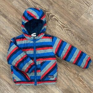 Patagonia Reversible Tribbles Hooded Jacket (18 months) (Excellent Condition)